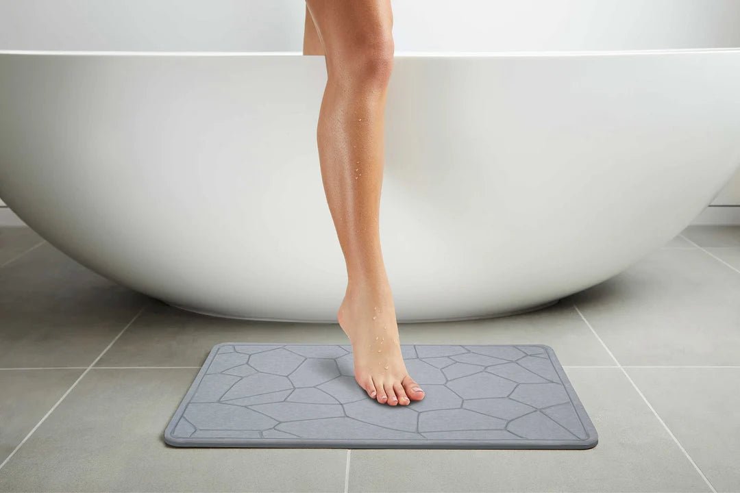 Stone Bath Mat - Quick Dry - Slips Away