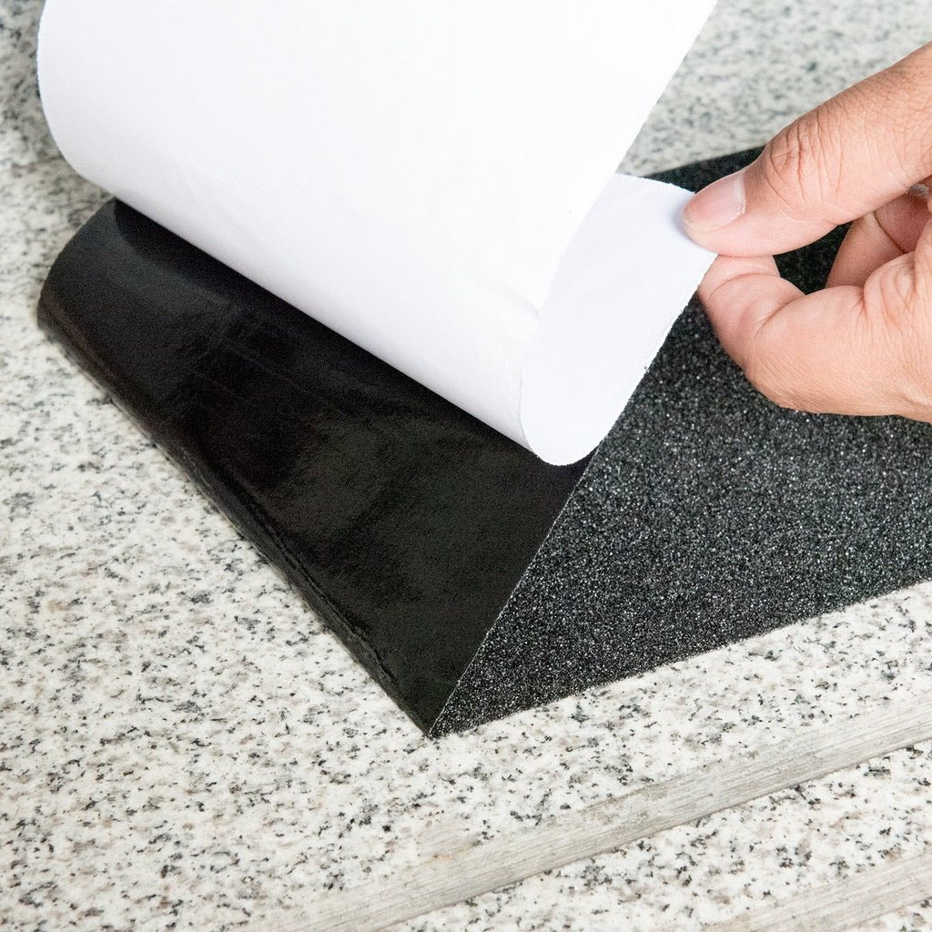 5x Anti - Slip Tape Treads 150mm x 610mm Black - High - Traction Non - Slip Safety Tape - Slips Away - Anti slip tape - SA096 -