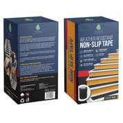 5x Anti - Slip Tape Treads 150mm x 610mm Black - High - Traction Non - Slip Safety Tape - Slips Away - Anti slip tape - SA096 -