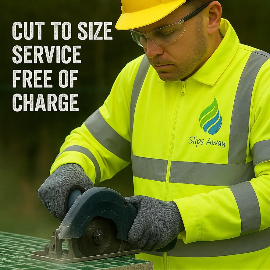 BLACK 50mm Wide Non - Slip Anti - Skid Decking Strips - Safety and Style for Outdoor Space - Slips Away - Decking strips - BLACK 600mmx50mm - x1 -