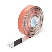 Black/White Aisle Marking Tape – Heavy - Duty Floor Line Marking for Warehouses & Industrial Safety - Slips Away - Anti slip tape - BLK/WTE/permstripe - H6901E 50mm -
