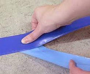 Blue Aisle Marking Tape – Heavy - Duty Floor Line Marking for Warehouses & Industrial Safety - Slips Away - Anti slip tape - BLUE/permstripe - H6901B 25mm -