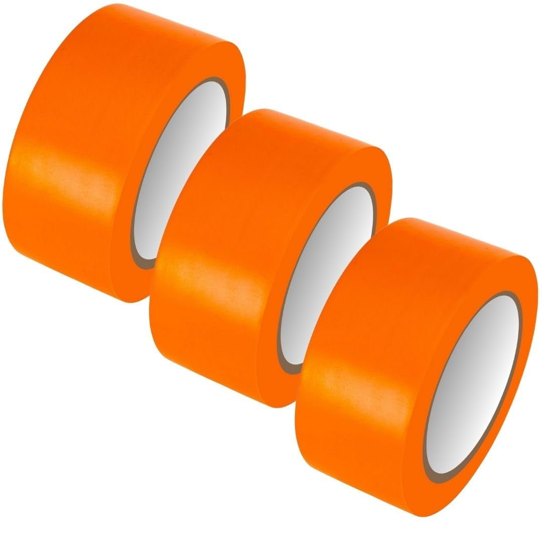 Bundle Deal - PVC Vinyl Floor Marking Tape – 12 Roll Bundle (50mm x 33m, 0.15mm Thick)