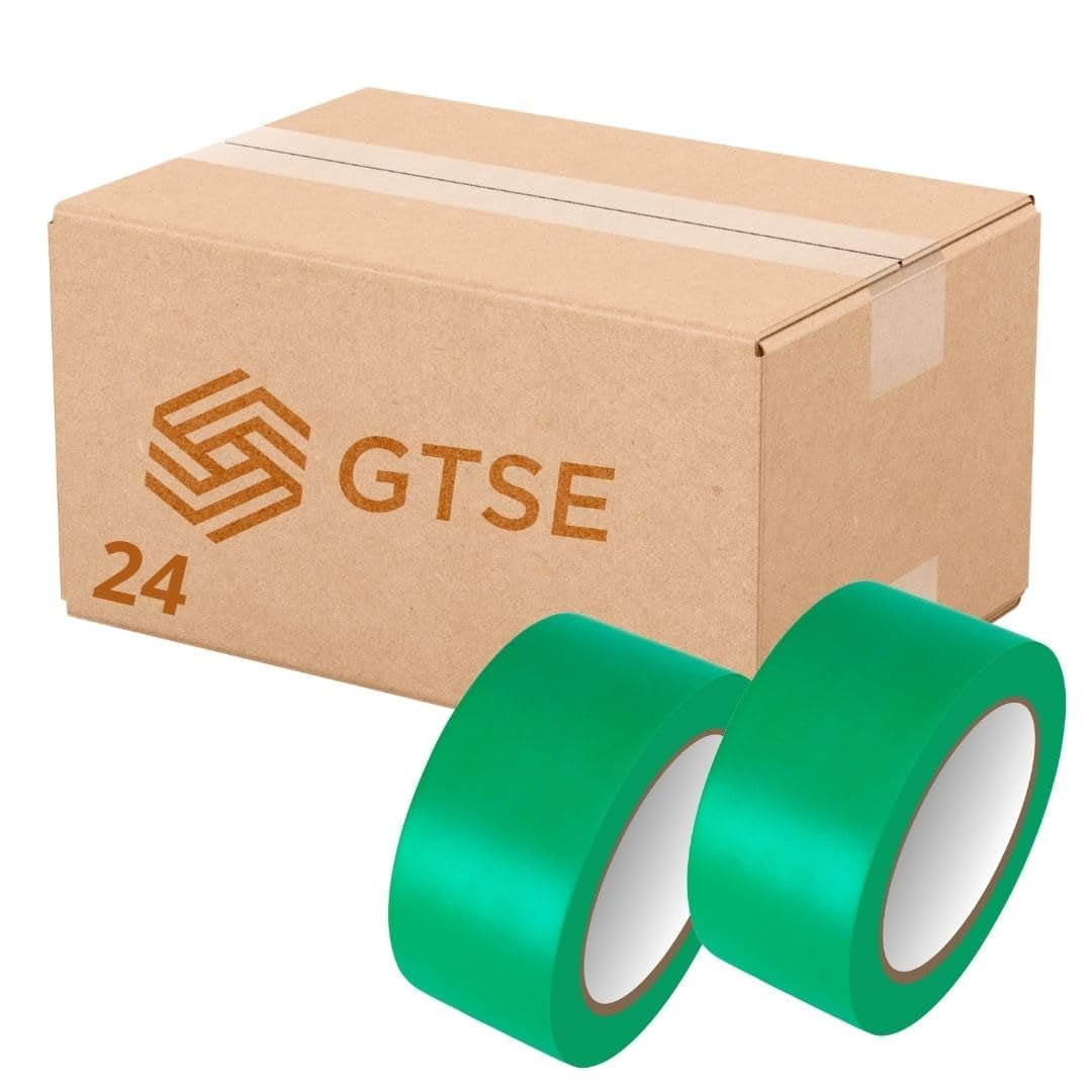 Bundle Deal - PVC Vinyl Floor Marking Tape – 12 Roll Bundle (50mm x 33m, 0.15mm Thick)