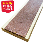 BUNDLE VALUE PACK - Non Slip Decking Strips GRP Heavy Duty Pro Grade 50mm - BLACK - Slips Away - Decking strips - decking strip black 1200mm x 50mm 20x pack -