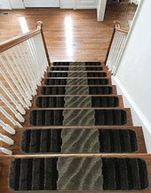Carpet stair treads-slip, machine washable (22x67cm, 11mm thickness)
