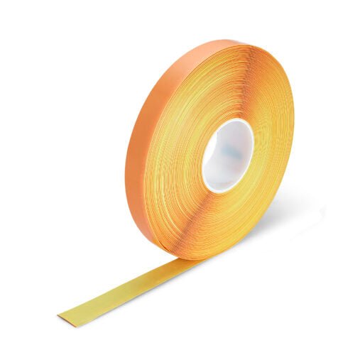 Fluorescent Yellow Aisle Marking Tape – Heavy - Duty Floor Line Marking for Warehouses & Industrial Safety - Slips Away - Anti slip tape - FloYlw/permstripe - H6901F 25mm -
