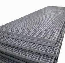 Grey GRP Open Mesh Grating Panels – Anti - Slip & Corrosion - Resistant for Walkways & Platforms - Slips Away - GRP MESH GRATING - GRY GRP MESH 2000x1000x25 -