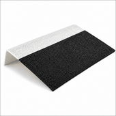 GRP Tread Cover Black with White Main Image and White Background