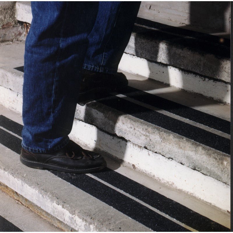 Heavy Duty Coarse Grade Safety Grip Tape – Anti - Slip Tape for Maximum Traction - Slips Away - Anti slip tape - H3402N Safety - Grip Coarse - Black - 150mm - 1 - 1 - 1 -