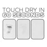 Marble Pattern Bathmat - Marble Print - Black and Gray Natural Stone Look - Bath or Shower Mat - White Stone Non Slip Bath Mat - Slips Away - 1344552761 -
