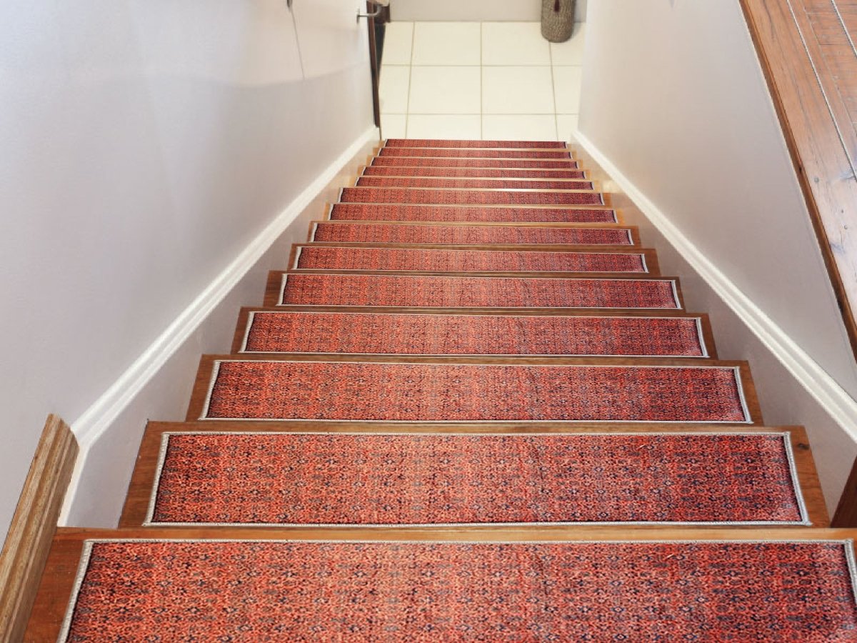 Morocco Stair Step Carpet, Stair Step Rugs, Aesthetic Stair Runner, Stair Mats, Modern Step Pad, Non-Slip Rug, Stair Treads Washable Carpet - Slips Away - 1682062611_4316489627 -