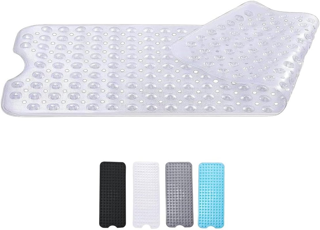 Non - Slip Bath Mat with Anti - Mold and Strong Suction - Extra Long 100 x 40 cm - Slips Away - Bath mat - B0CPMC9N66 -