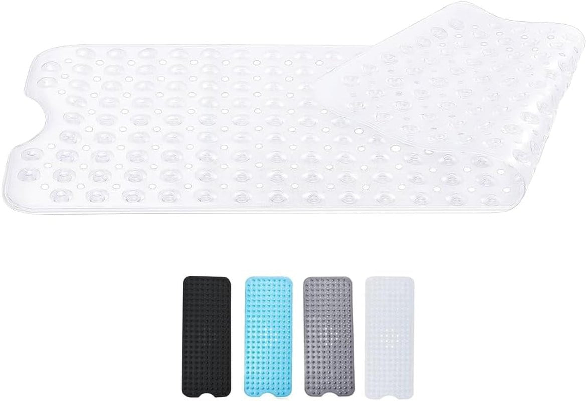 Non - Slip Bath Mat with Anti - Mold and Strong Suction - Extra Long 100 x 40 cm - Slips Away - Bath mat - B0CPMC9N66 -
