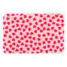 Pink Hearts Bathmat - Minimalist Valentine Bathmat - Abstract Hearts Bathroom Mat - Classical Bathmat - Pink Stone Nonslip Bath Mat - Slips Away - 1330525012 -