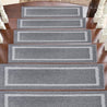Premium Non-Slip Stair Carpet Treads - 22 X 70cm, Ideal for Kids, Elders, and Pets - Machine Washable - Slips Away - B0CSDBFBQ9 -