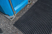 Rubber Grass Matting Roll L10.5m x W1m Safe Construction Walkway & 23mm Thickness - Slips Away - GKS1015 -