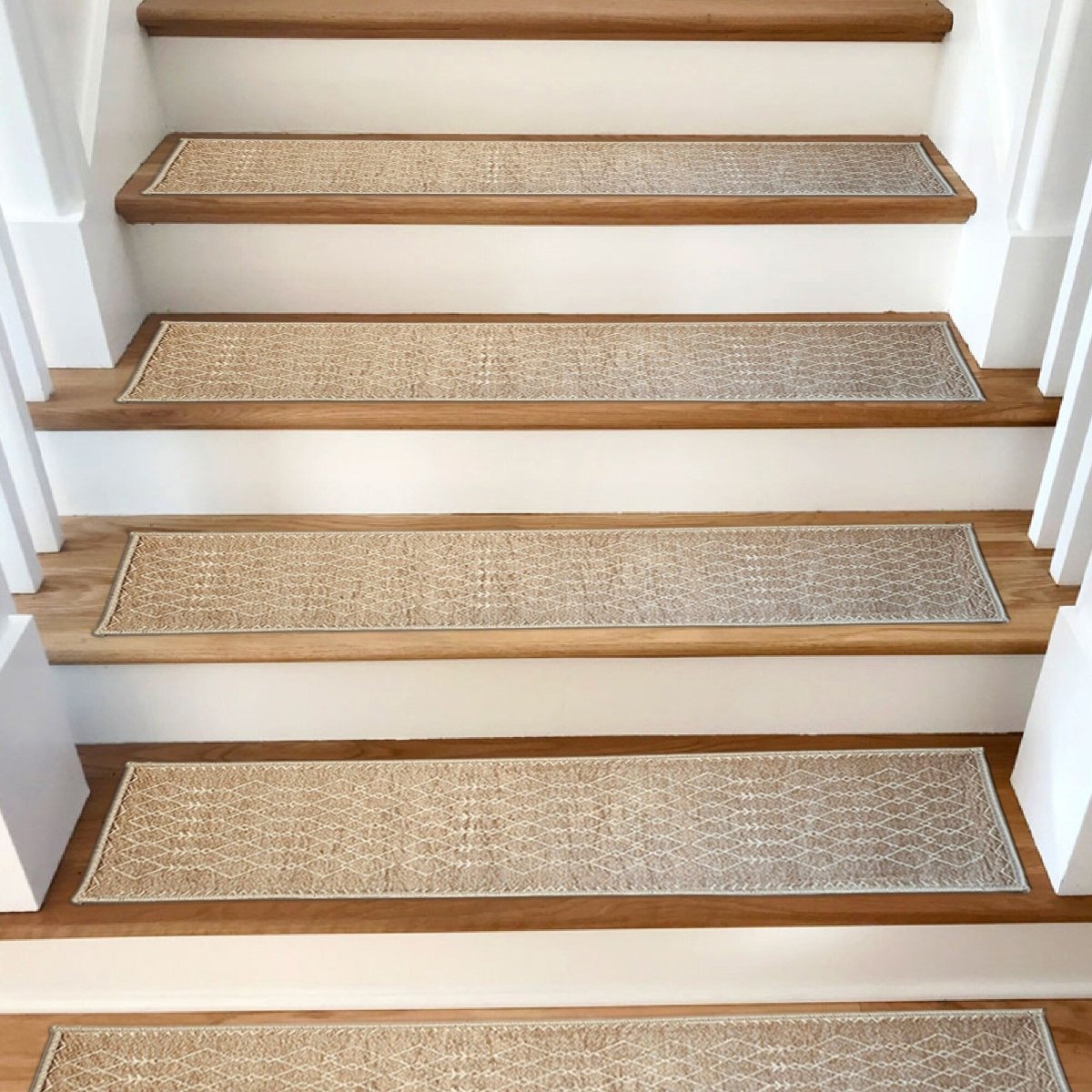Scandinavian Stair Treads Carpet, Stair Rug, Stair Runner, Ultra Thin Stair Mat, Step Pad, Non-Slip Rug, Washable Carpet Great Gifts for Mum - Slips Away - 1691990201_4338482160 -