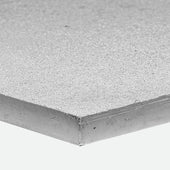 Close-up of a GRP solid top grating slab with a textured surface