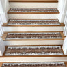 Tiger Stairs Rug, Tread Rugs, Soft Surface Step Rug, Easy to Clean, Step Rug, Stair Pet and Kids Friendly, Faux Leather, Stairs Carpets - Slips Away - stair treads - 1539847815_3739771235 -