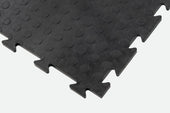 Tuff - Tile PennyDot Interlocking Tile - Slips Away - TTP2020BL -