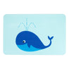 Whale Bathmat - Aqua Blue Mat - Stone Non Slip Bath Mat - Kids Bathroom Decor - Sea Animals Mat - Anti-Slipping Bathroom Whales Mat - Slips Away - 1344490327 -