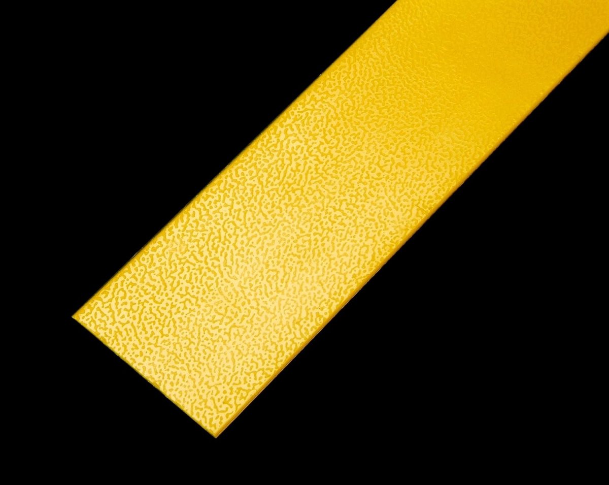 Yellow Aisle Marking Tape – Heavy - Duty Floor Line Marking for Warehouses & Industrial Safety - Slips Away - Anti slip tape - Ylw/permstripe - H6901Y 25mm -