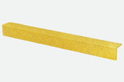 Yellow GRP Stair Nosings – Heavy - Duty Anti - Slip Safety Tread - Non - Slip Step Edge Protection 30mm x 70mm - Slips Away - SN0216YL. -