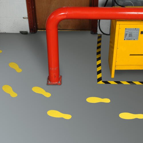 Yellow/Black Aisle Marking Tape – Heavy - Duty Floor Line Marking for Warehouses & Industrial Safety - Slips Away - Anti slip tape - BLK/YLW/permstripe - H6901D 25mm -