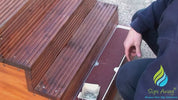 115mm x 635mm Non Slip Decking Strips Aluminium Screw Down Plates