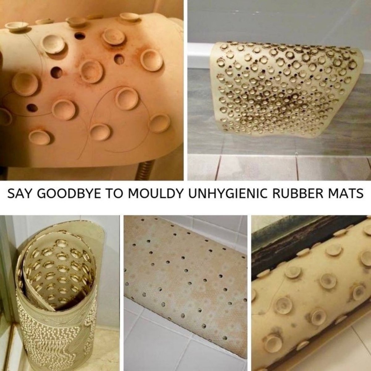 Anti Slip Kids Bath Stickers - Cute Unicorn ( 5x Pack ) - Slips Away - SA024 -