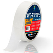 Clear, transparent Anti Slip Tape Rolls Standard Grade - Slips Away - Non slip tape - 50mm x - 18.3m -Made in the UK