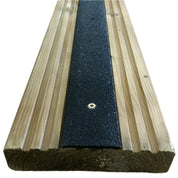 Black Non Slip Decking Strips - Slips Away - decking strip black 600mm x 50mm -