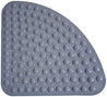 Corner Shower Mat Anti-slip Quadrant - Anti-Bacterial Suction Mat for Shower or Tub 54x54CM,