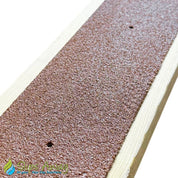 Extra Wide Non Slip Decking Strips GRP Heavy Duty Pro Grade 90mm - BROWN - Slips Away - Decking strips - wide decking strip brown 600mm x 90mm -