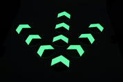 Glow in the dark arrows 100mm ( 10x Pack ) - Slips Away - H8104 glow in dark arrows 10x pack -