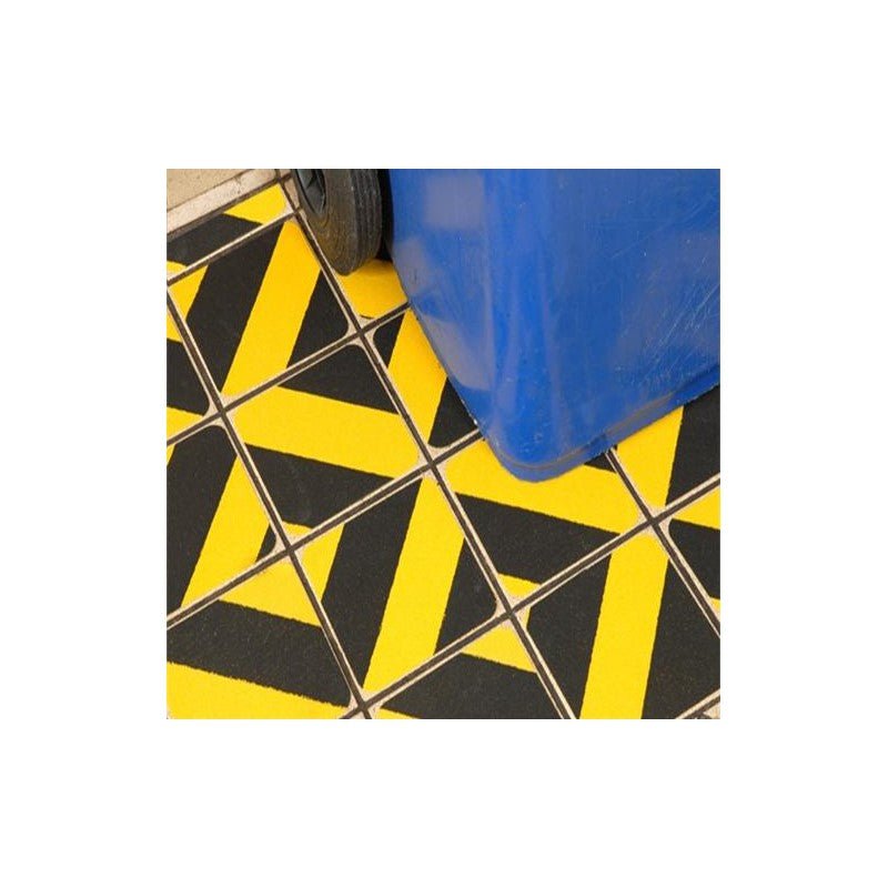 Non Abrasive Anti Slip Tiles 140mm x 140mm - 10x Pack - Slips Away - H3405 BLACK 140MM X 140MM-1 -