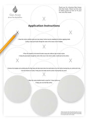 Non Slip Bath & Shower Stickers – 10x Large Clear Discs - Slips Away - SA005 -