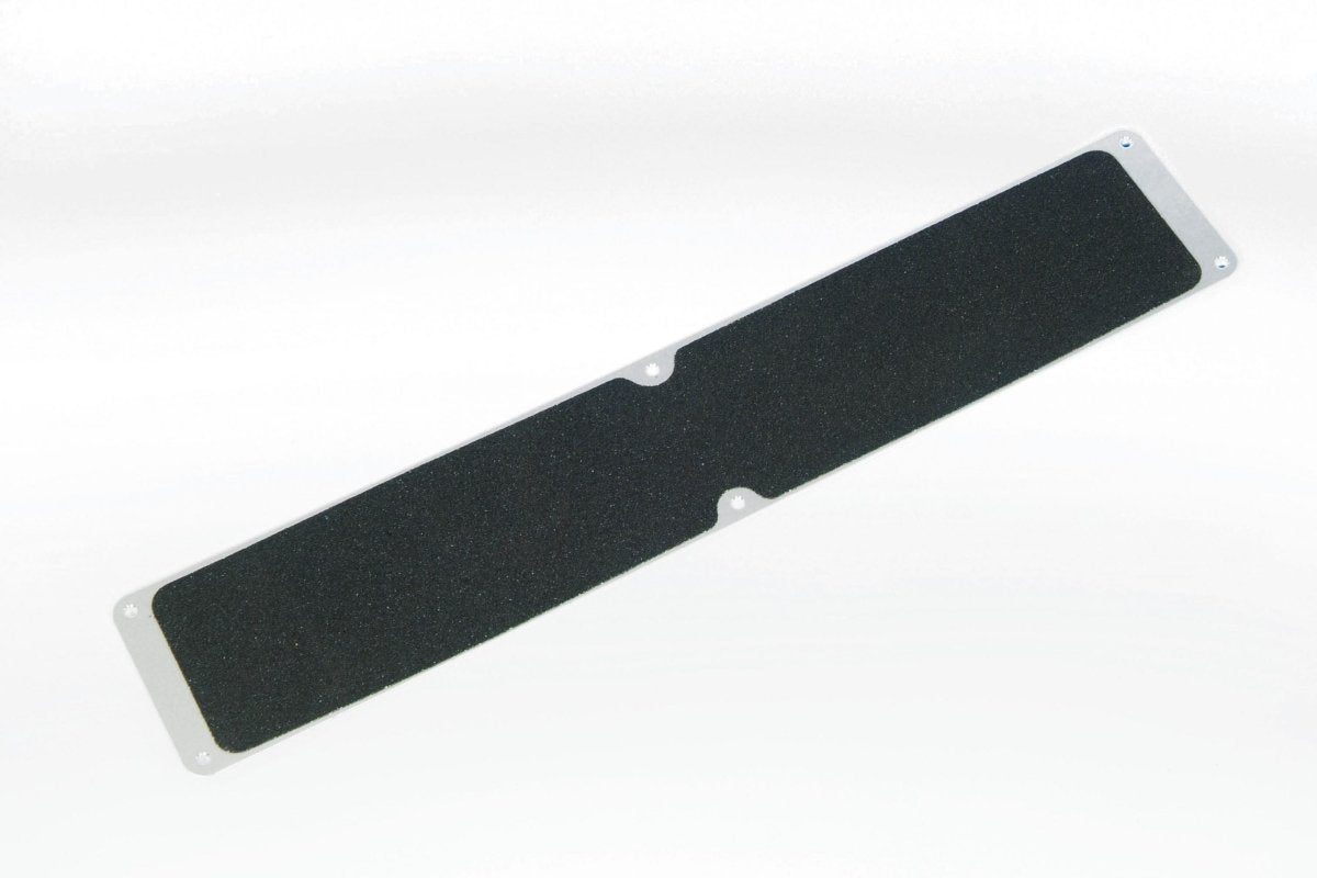 Non Slip Decking Strips Aluminium Screw Down Plates - Slips Away - Decking plate 63mm x 635mm hazard -