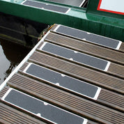 Non Slip Decking Strips Aluminium Screw Down Plates - Slips Away - Decking plate 63mm x 635mm hazard -