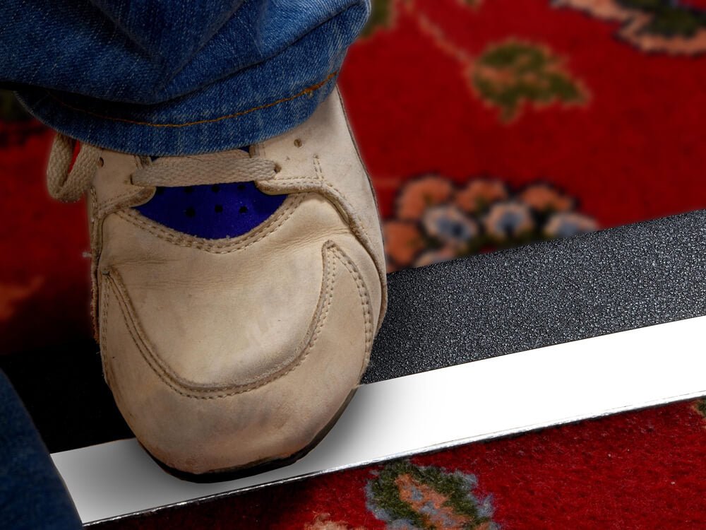 Resilient Soft Touch Textured "Rubber Feel" Anti-Slip Tape - Slips Away - -