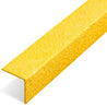 Stair & Step Nosing Cover Anti Slip Treads GRP Heavy Duty for High Traffic Areas - YELLOW - Slips Away - Stair nosing - 1x GRP nosing black 500mm -
