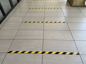 Standard Grade Hazard Warning Yellow Black Anti Slip Tape Roll - Slips Away - SA046, -