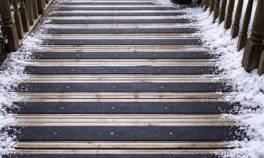 Does GRP Decking Work in Snow & Ice? Winter Anti-Slip Performance Guide - Slips Away