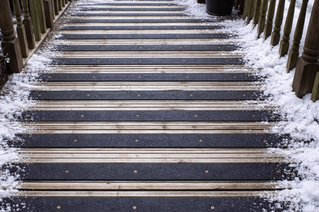 Does GRP Decking Work in Snow & Ice? Winter Anti-Slip Performance Guide - Slips Away