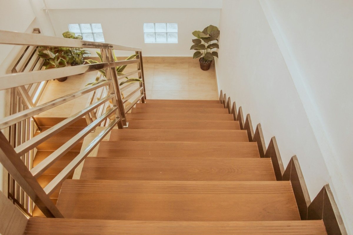 Effective Use of Safety Nosing on Wooden Stairs - Slips Away