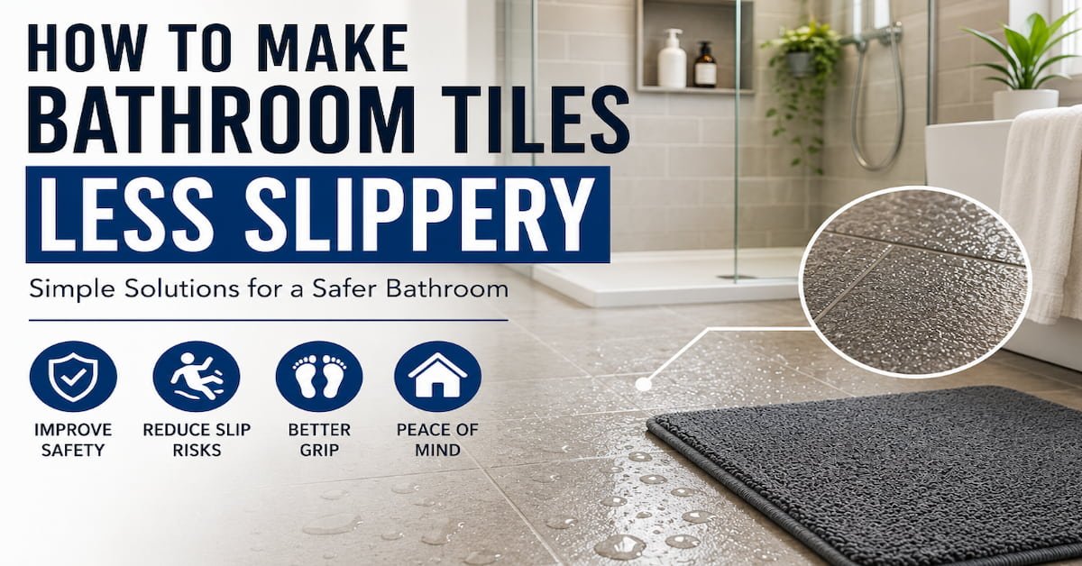 How to Make Bathroom Tiles Less Slippery: Complete Guide - Slips Away