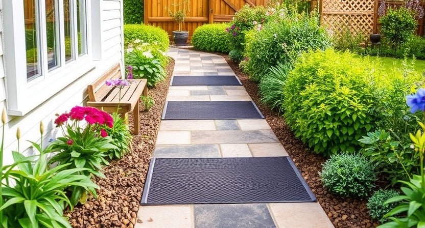 How to Make Garden Paths Safe with Anti-Slip Mats - Slips Away