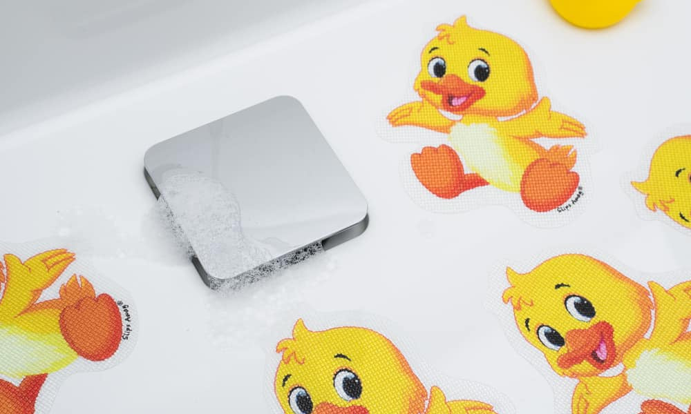 Make bathtubs safe for kids with Slips Away Anti Slip Kids Bath Stickers - Slips Away