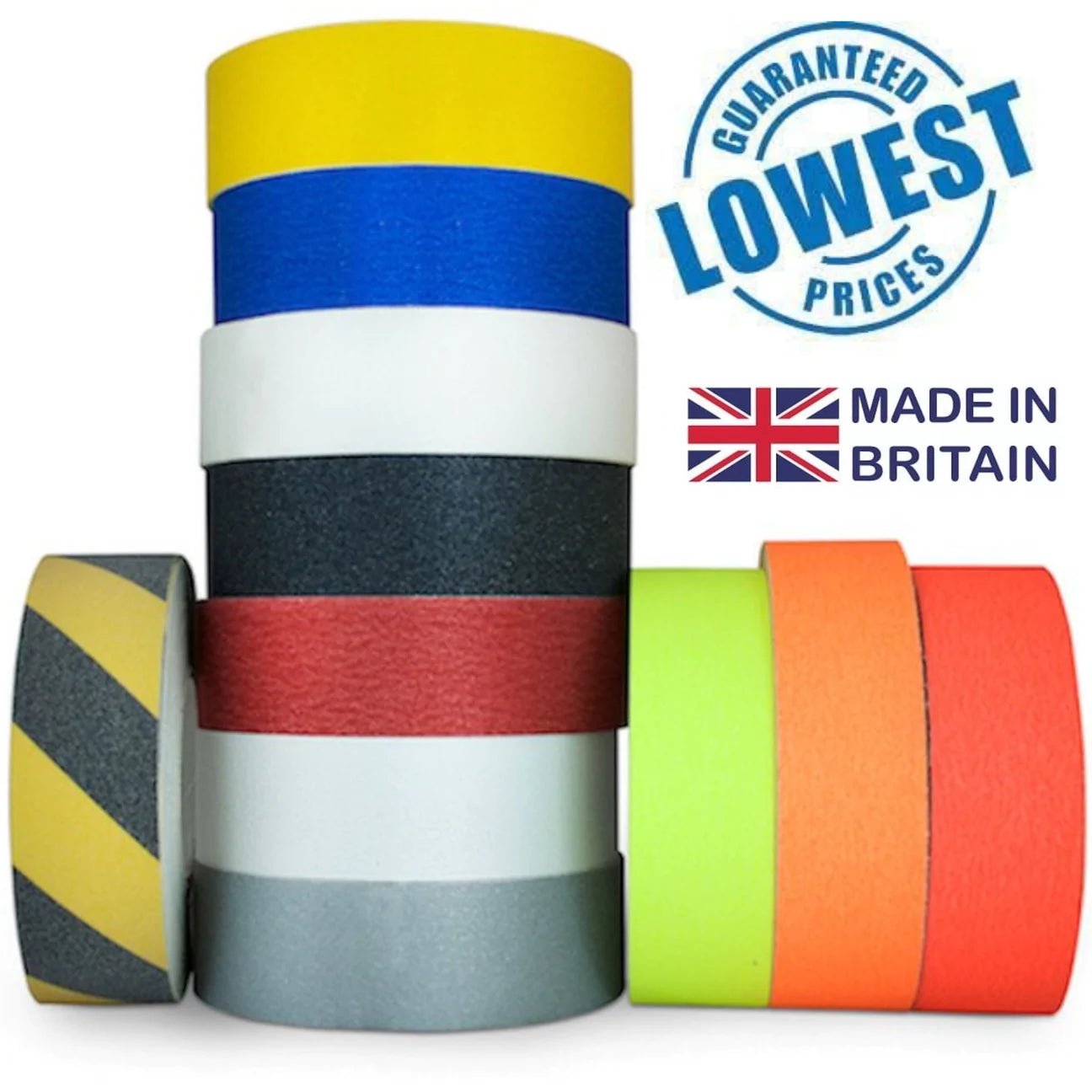 Anti Slip Non Skid Grip Tape All Grades, All Sizes and All colours - Slips Away